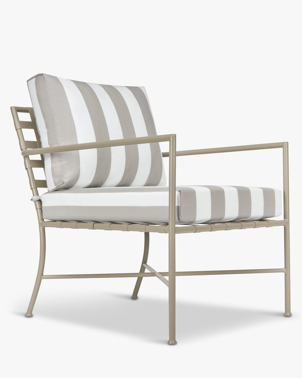 Fauteuil de jardin Bel Air - Taupe Rayé