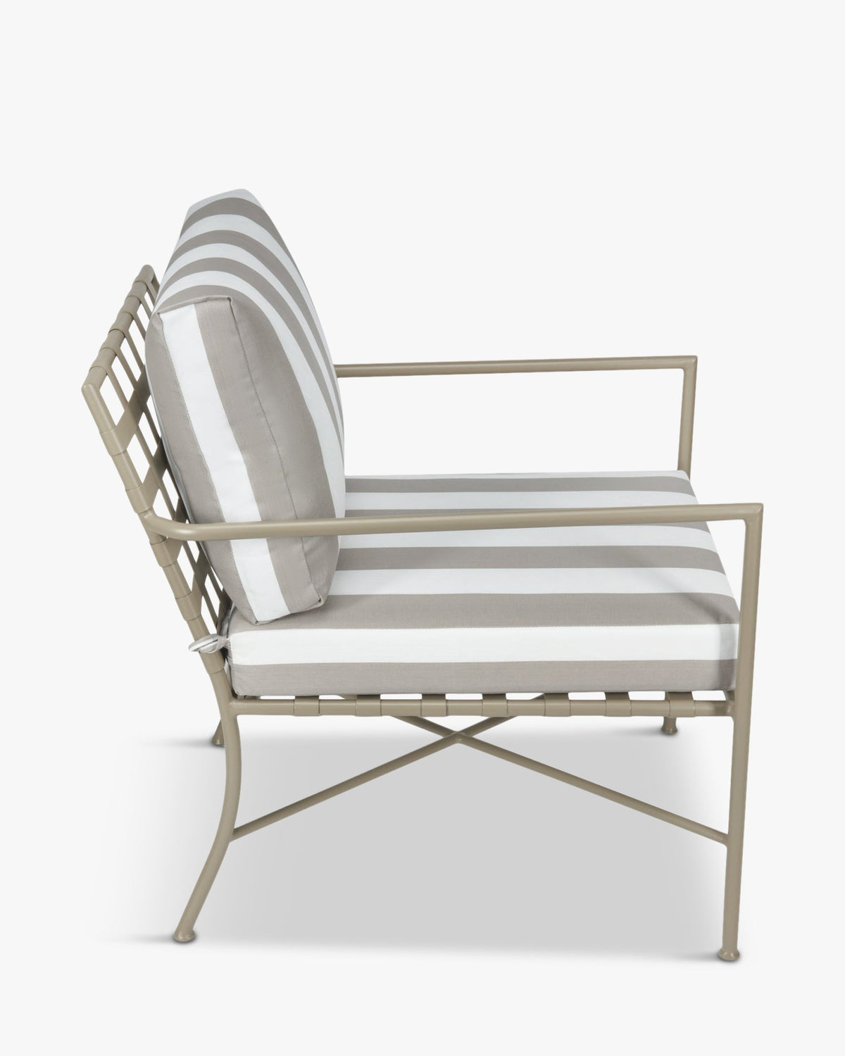 Fauteuil de jardin Bel Air - Taupe Rayé
