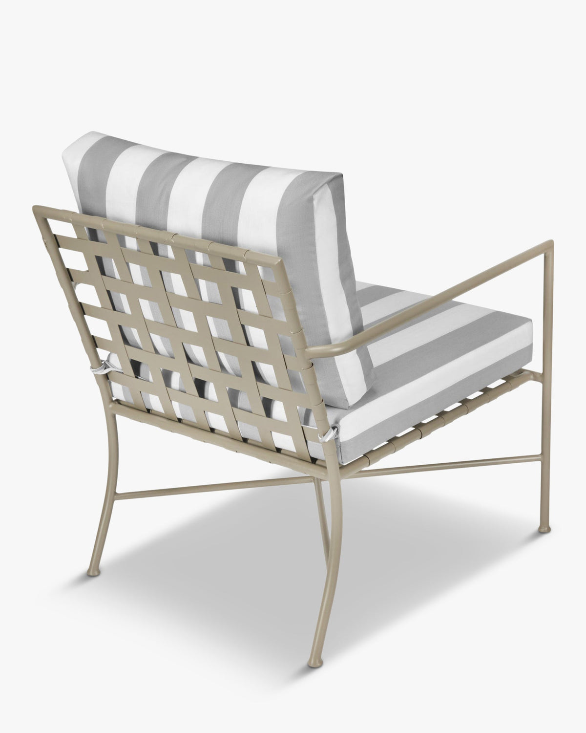 Fauteuil de jardin Bel Air - Taupe Rayé