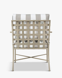 Fauteuil de jardin Bel Air - Taupe Rayé