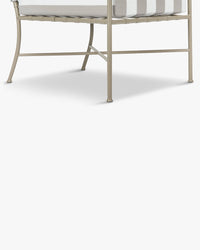 Fauteuil de jardin Bel Air - Taupe Rayé