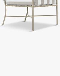 Fauteuil de jardin Bel Air - Taupe Rayé