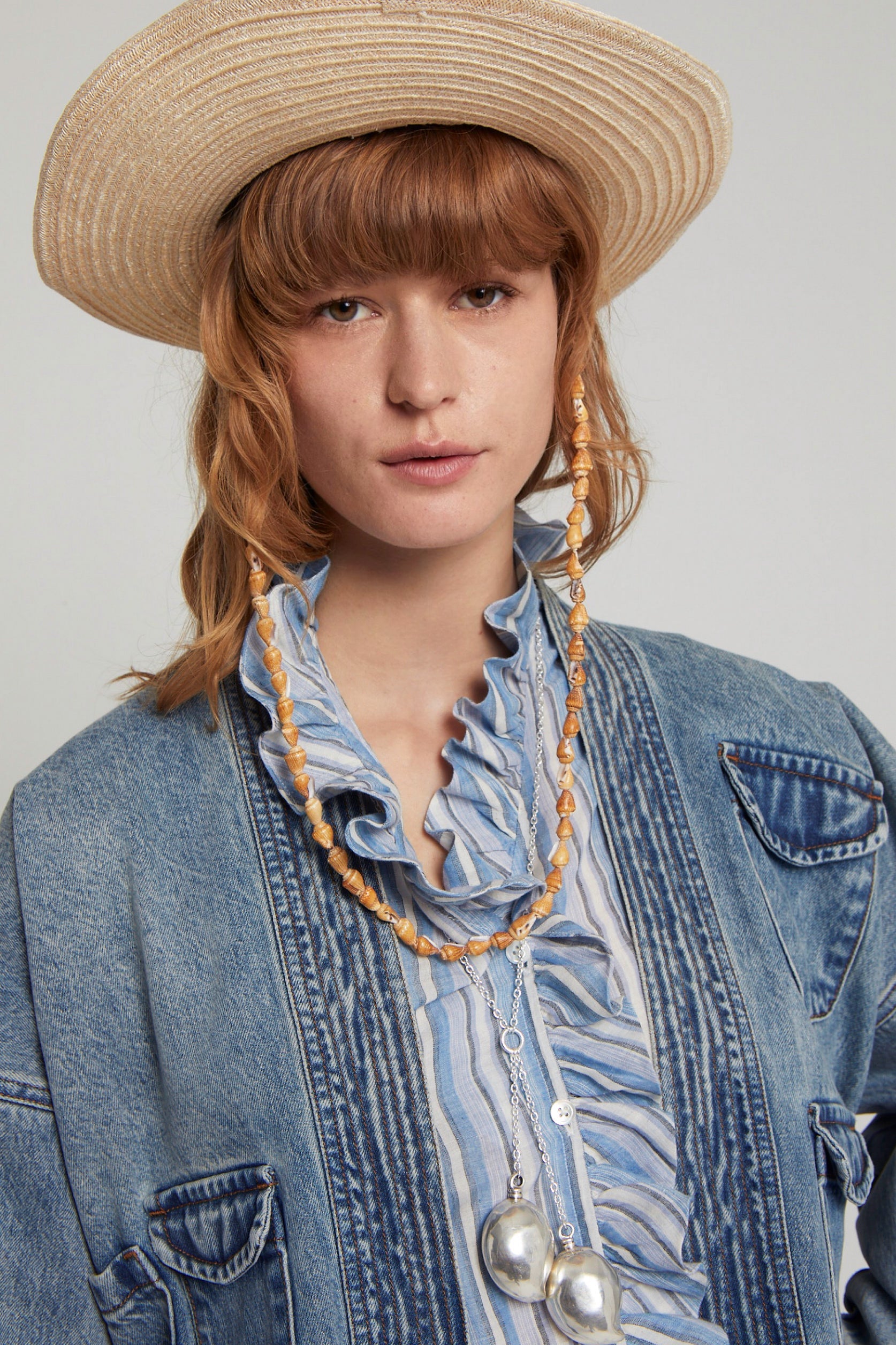 ZNOSTOCK_BLUE VESTE SISHI - Blue