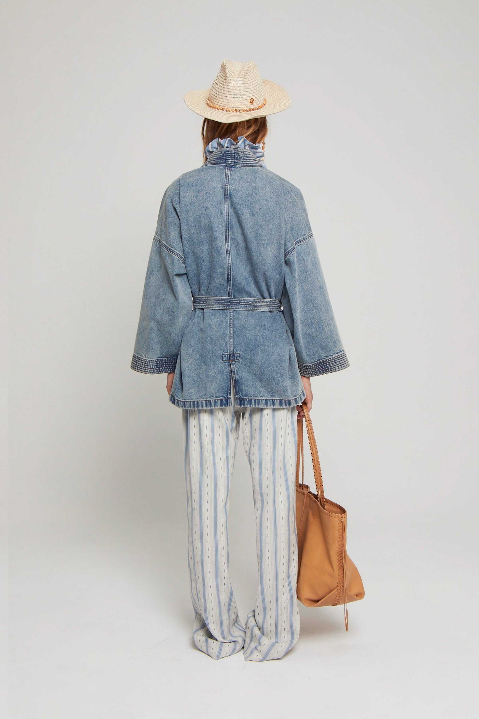 ZNOSTOCK_BLUE VESTE SISHI - Blue