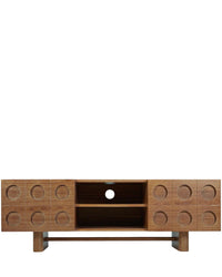 Meuble TV Cooper en bois - Bois noyer