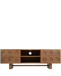 Meuble TV Cooper en bois - Bois noyer