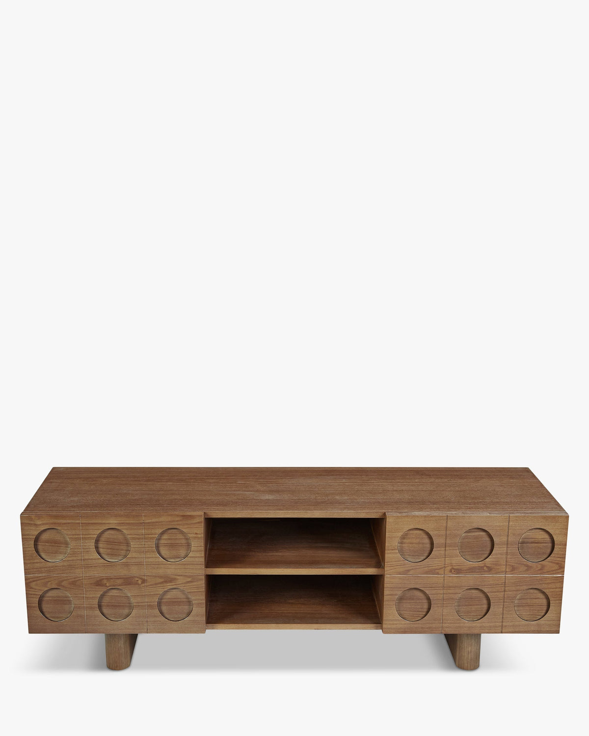 Meuble TV Cooper en bois - Bois noyer