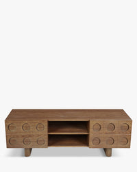 Meuble TV Cooper en bois - Bois noyer