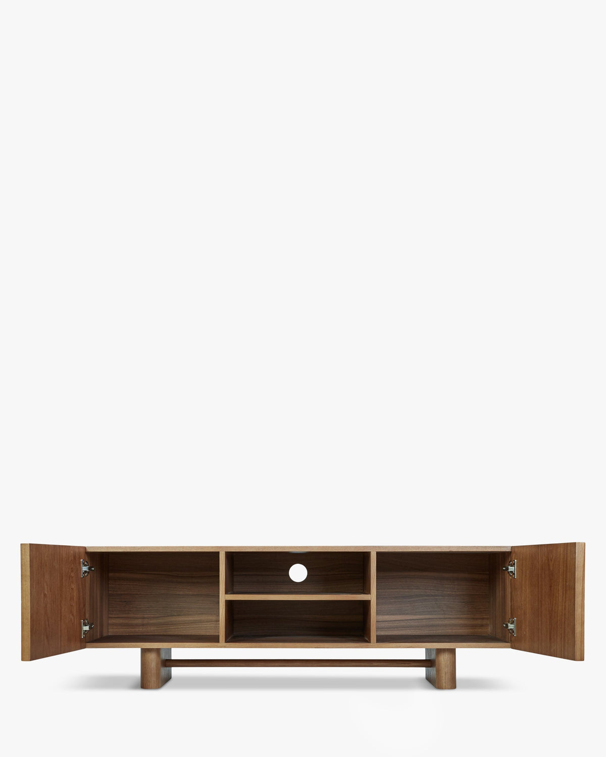 Meuble TV Cooper en bois - Bois noyer