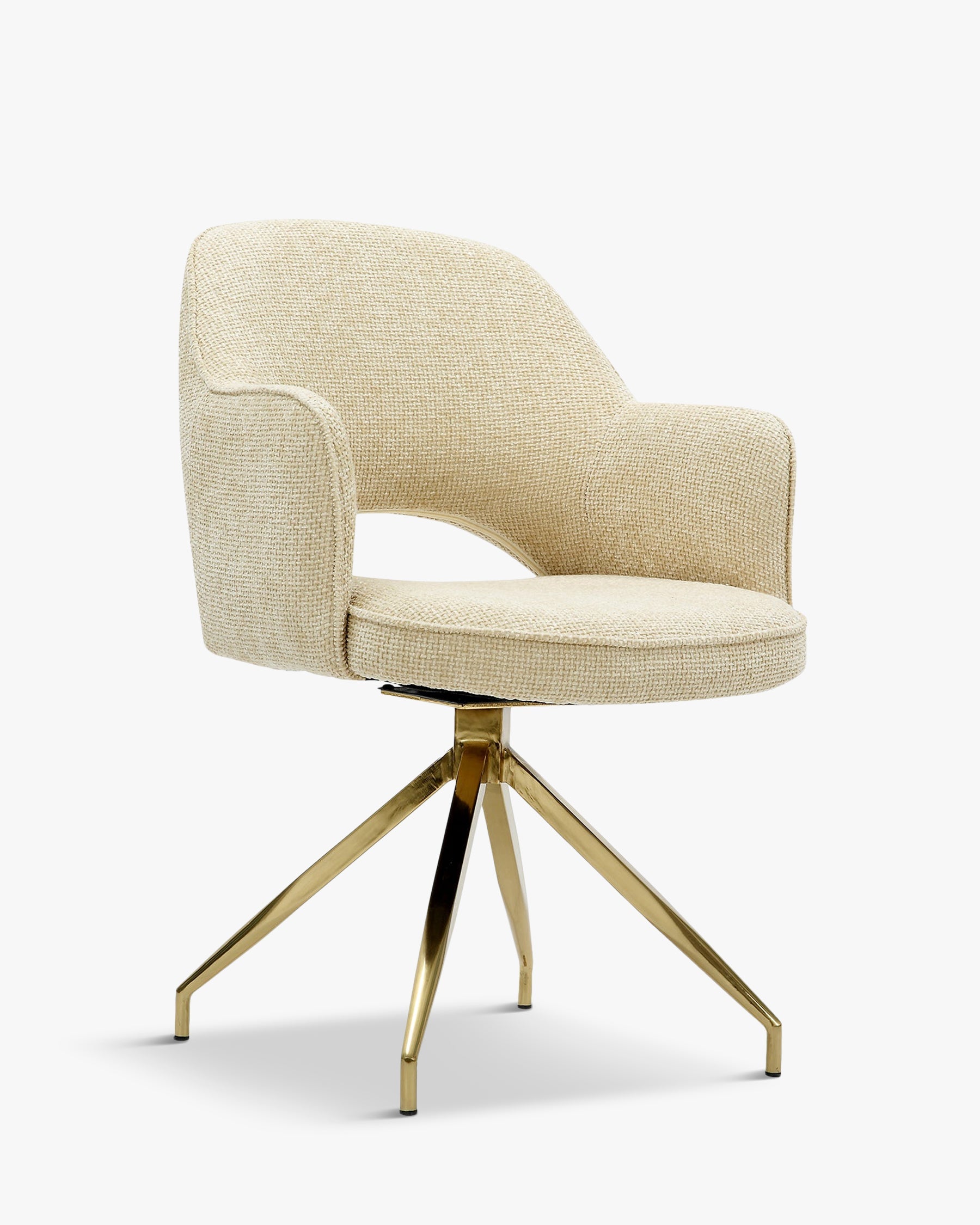 Luthor swivel office chair - Tweed sable