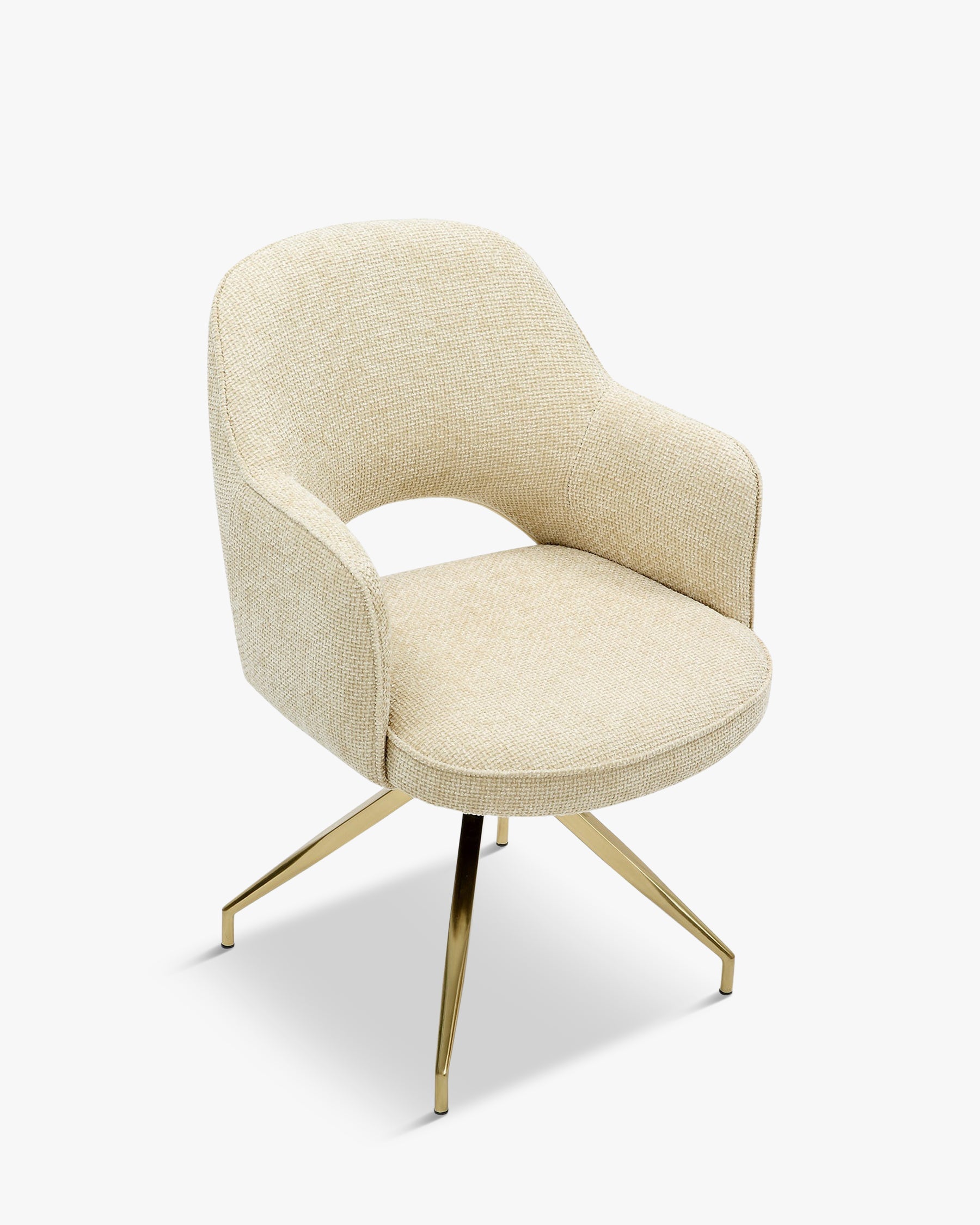 Luthor swivel office chair - Tweed sable