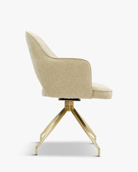 Luthor swivel office chair - Tweed sable