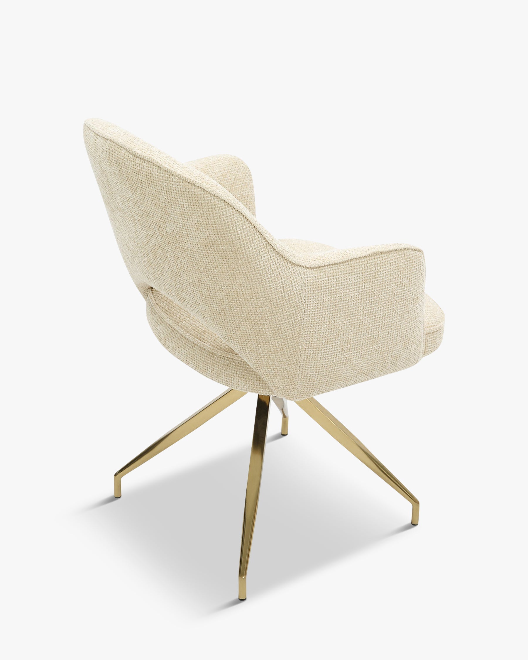 Luthor swivel office chair - Tweed sable