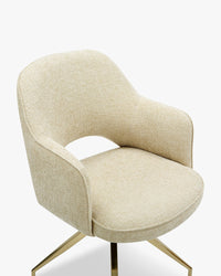 Luthor swivel office chair - Tweed sable