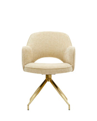 Luthor swivel office chair - Tweed sable