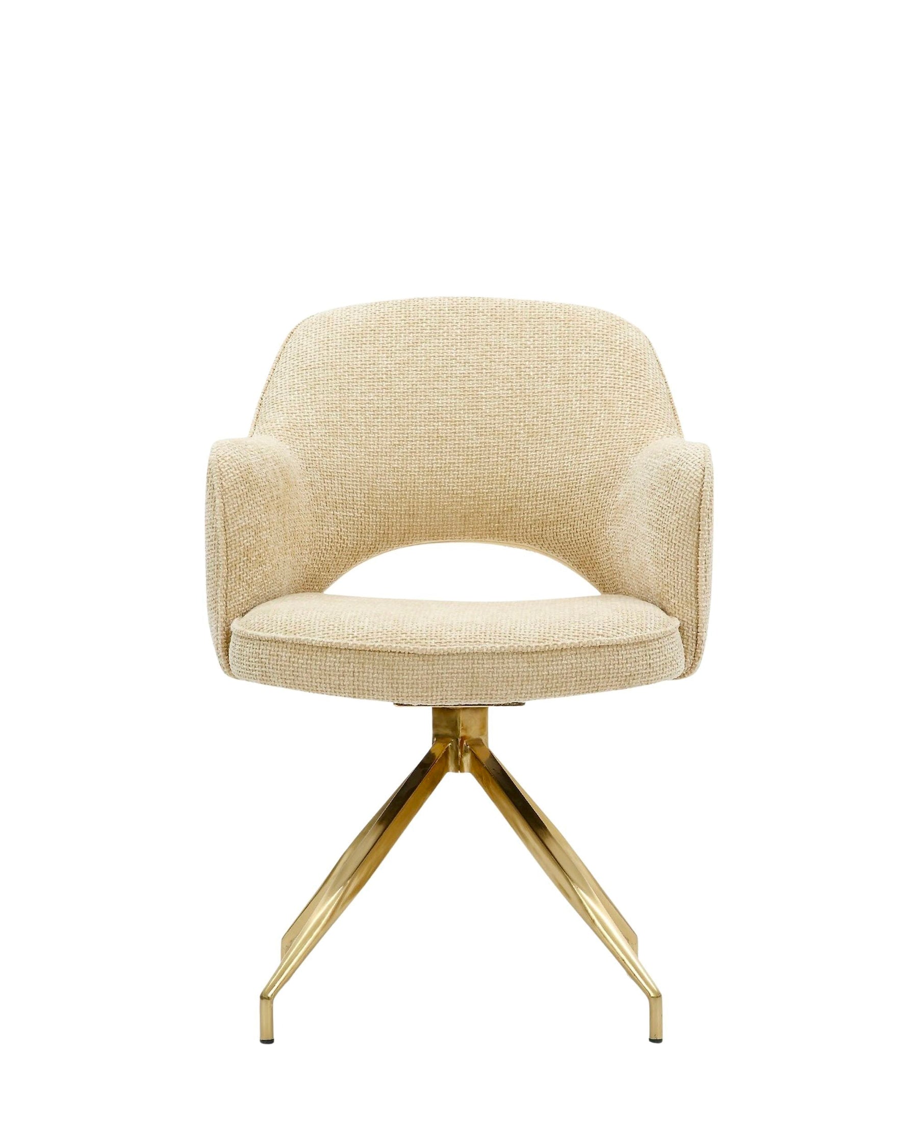 Luthor swivel office chair - Tweed sable