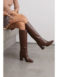 Bottes Santiago 85 en cuir lisse - Neutre