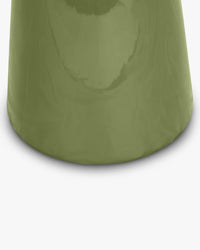Meuble d'appoint Cersei en fibre de verre à effet brillant - Vert