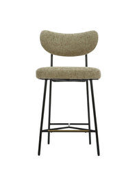 Tabouret de bar Jasper - Tweed taupe