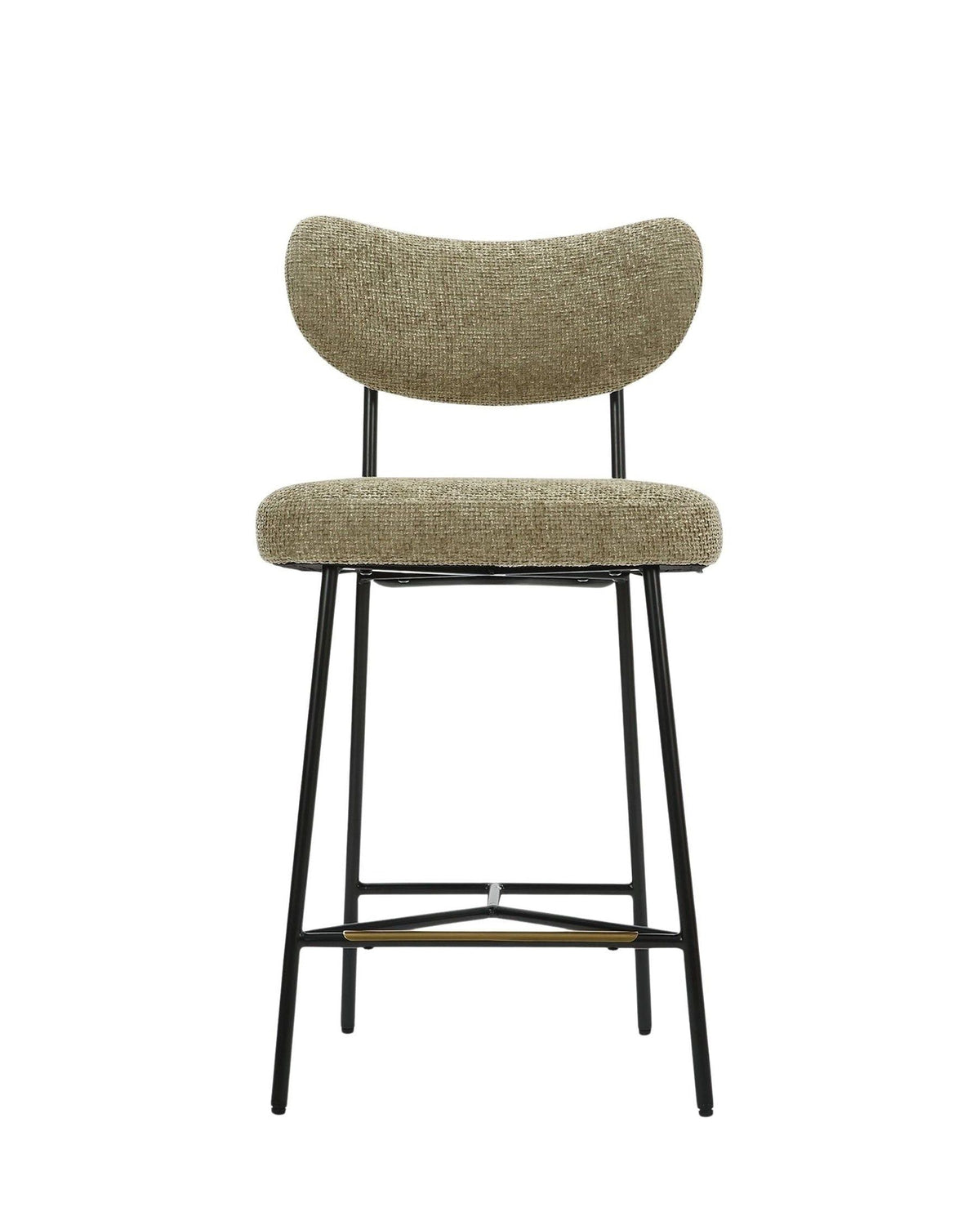 Tabouret de bar Jasper - Tweed taupe