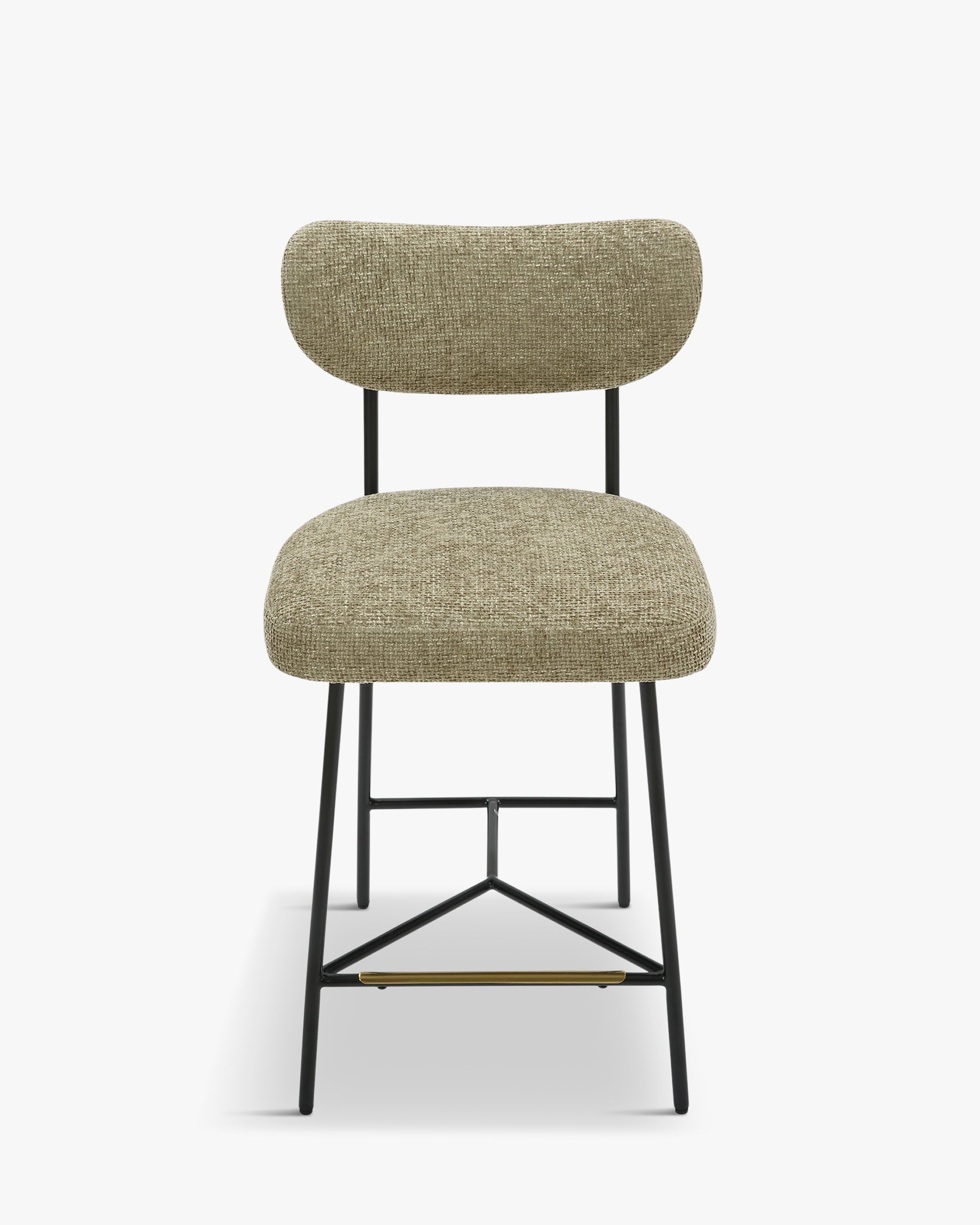 Tabouret de bar Jasper - Tweed taupe