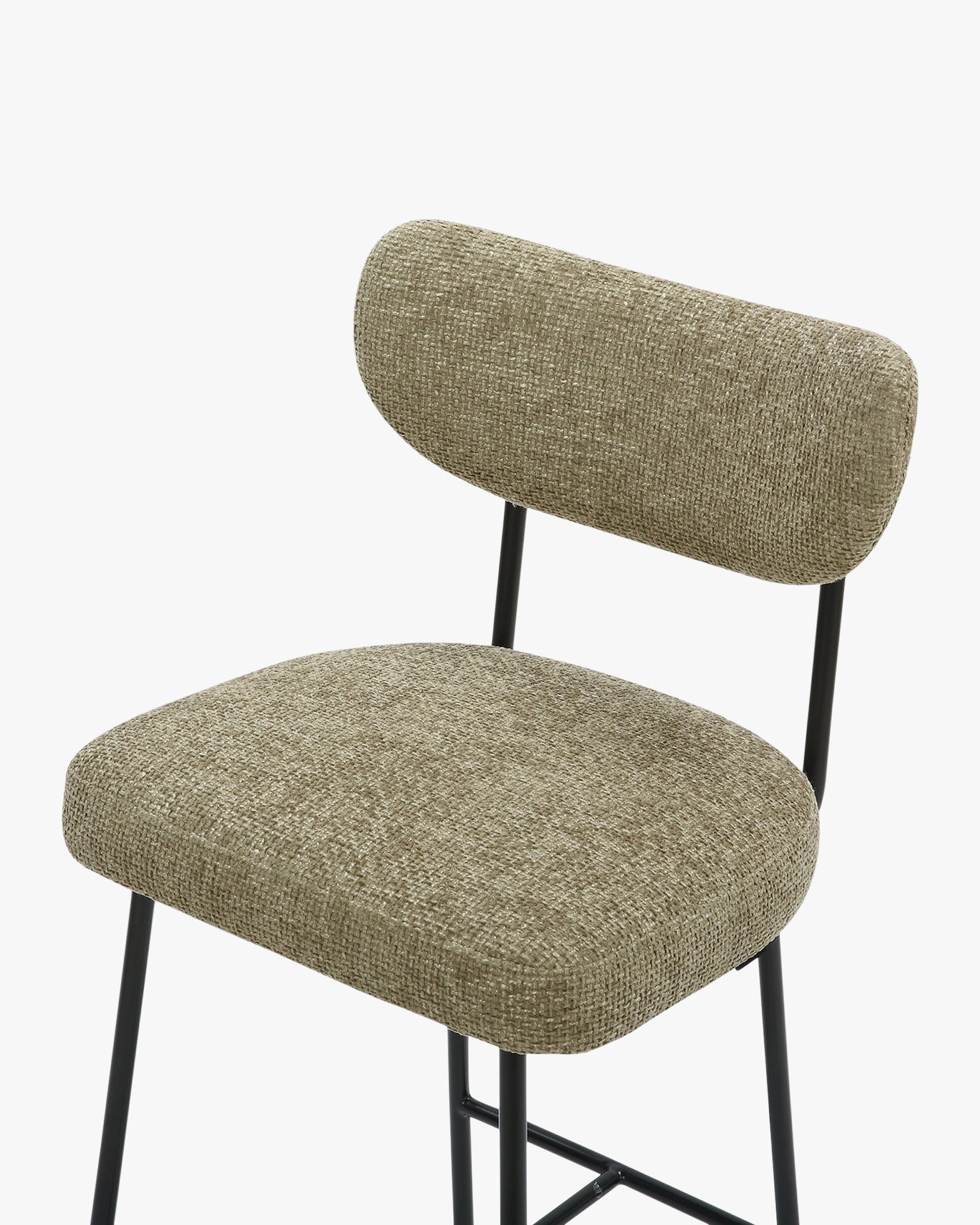 Tabouret de bar Jasper - Tweed taupe