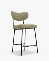 Tabouret de bar Jasper - Tweed taupe