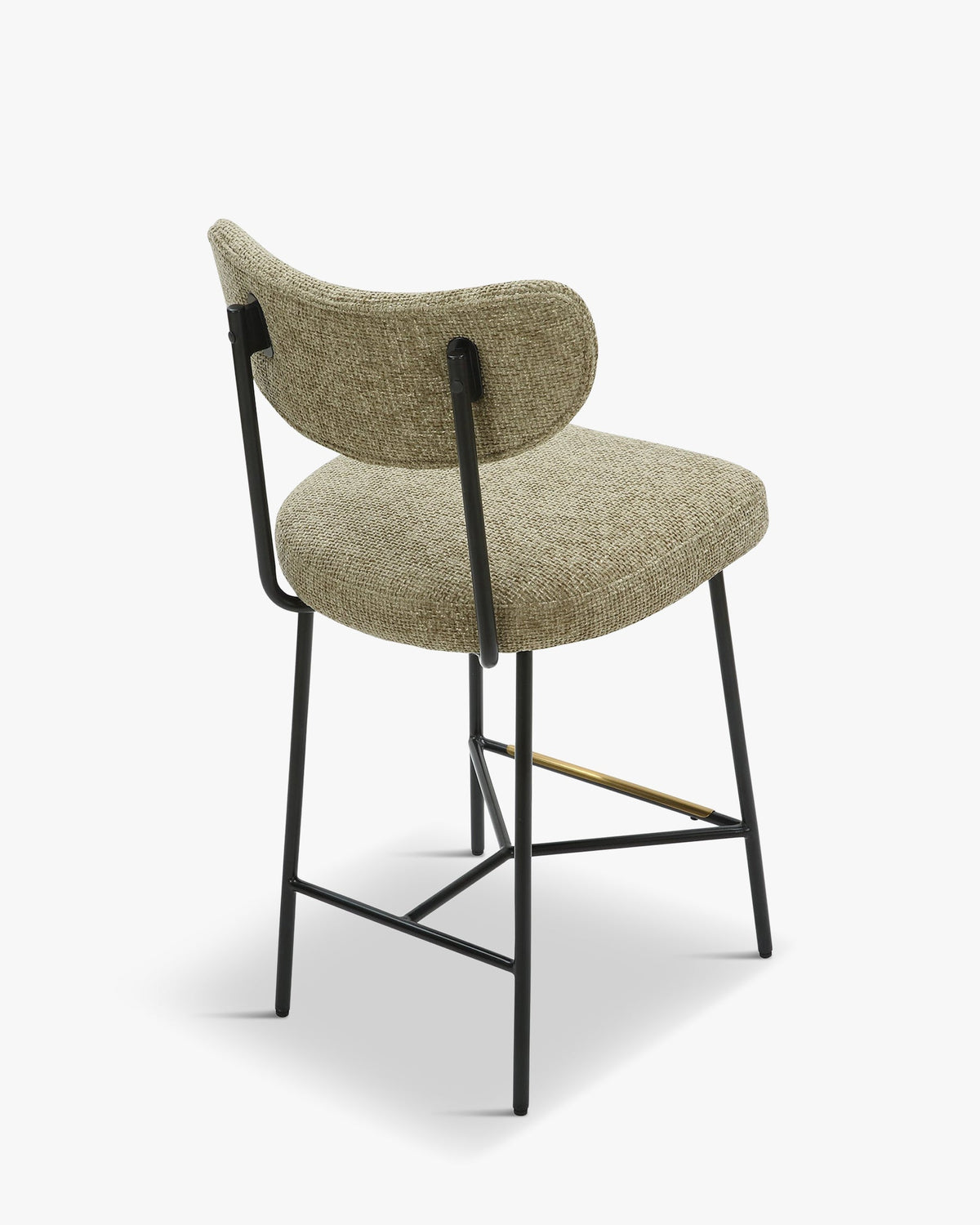 Tabouret de bar Jasper - Tweed taupe