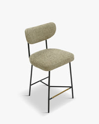 Tabouret de bar Jasper - Tweed taupe