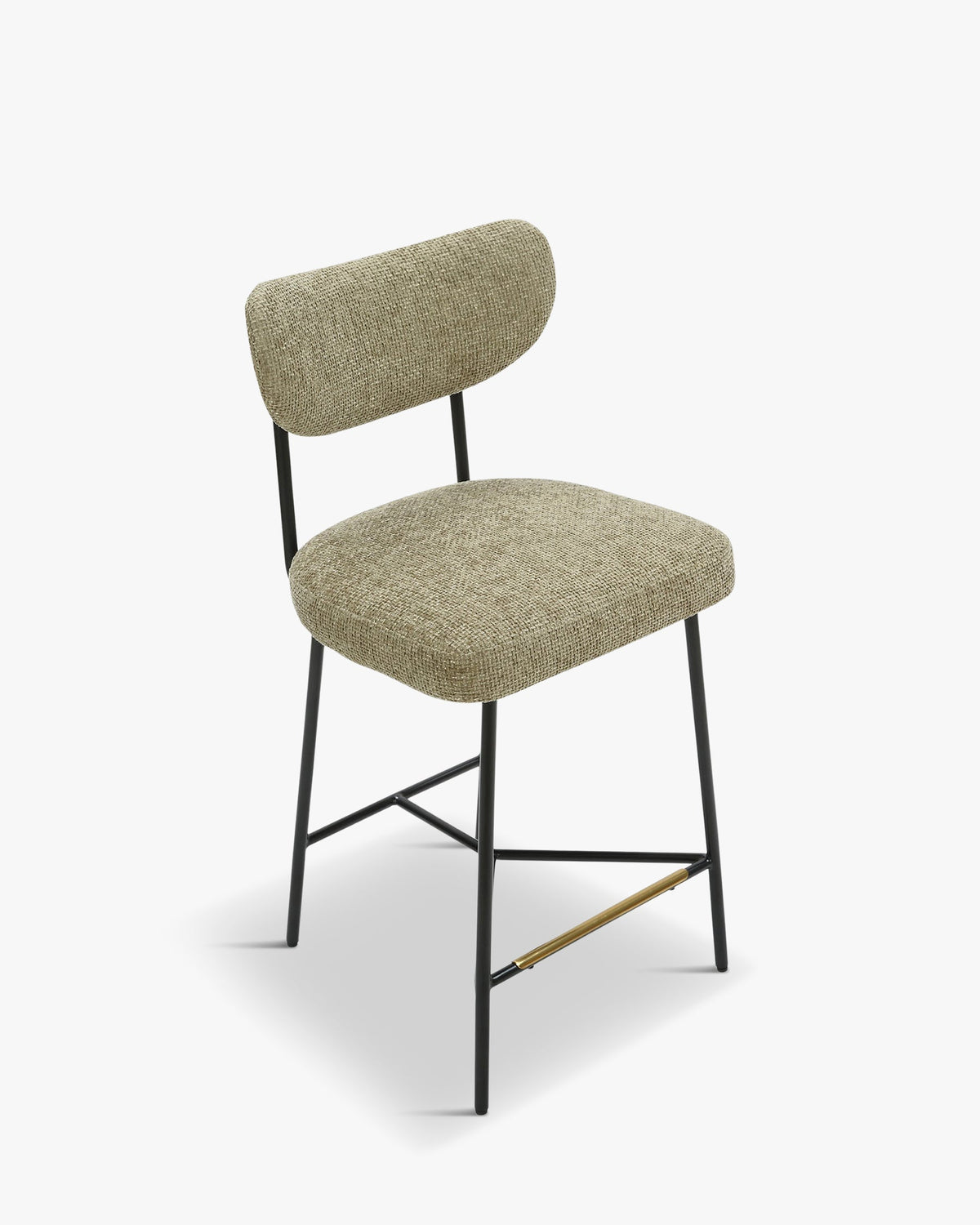 Tabouret de bar Jasper - Tweed taupe