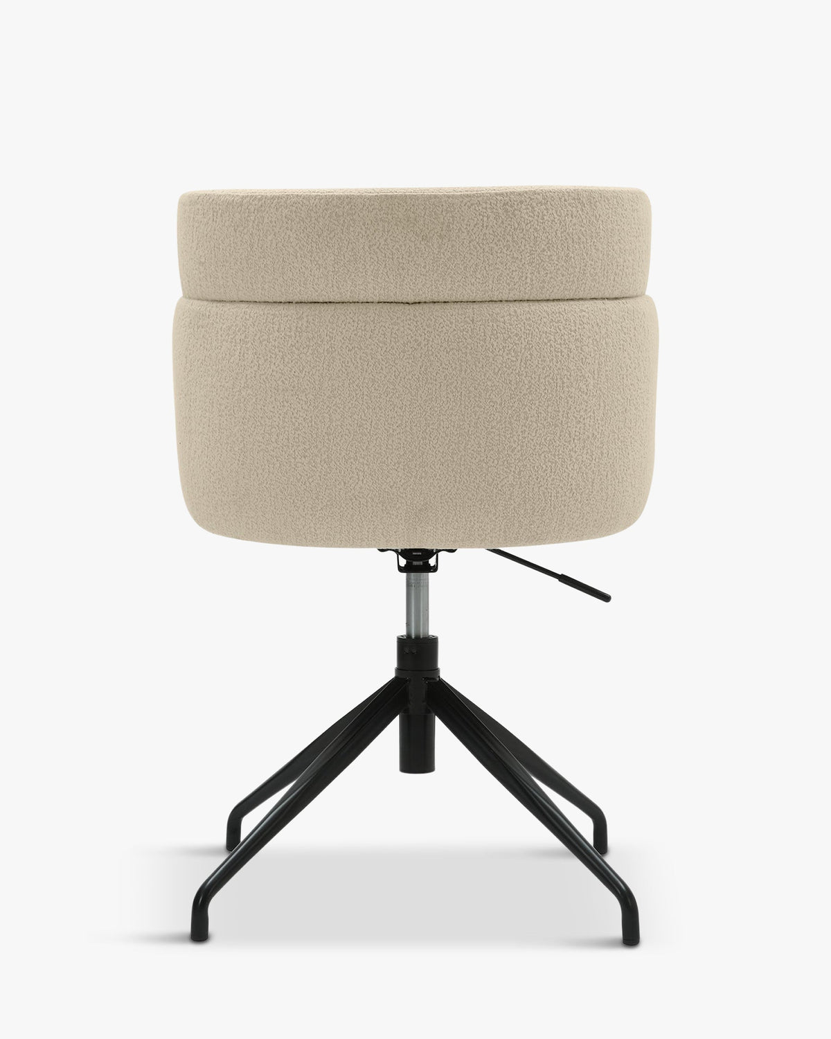 Chaise de bureau rotative Baron - Blanc Bouclette