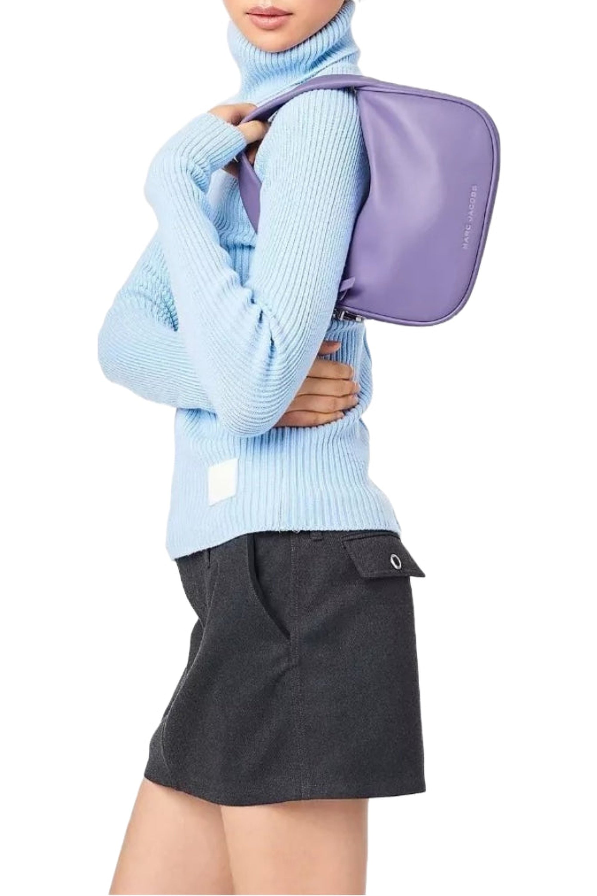 MINI   Mini sac Pushlock en cuir - Daybreak