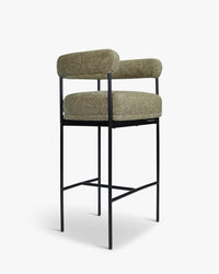 Tabouret de bar Arcade - Tweed taupe