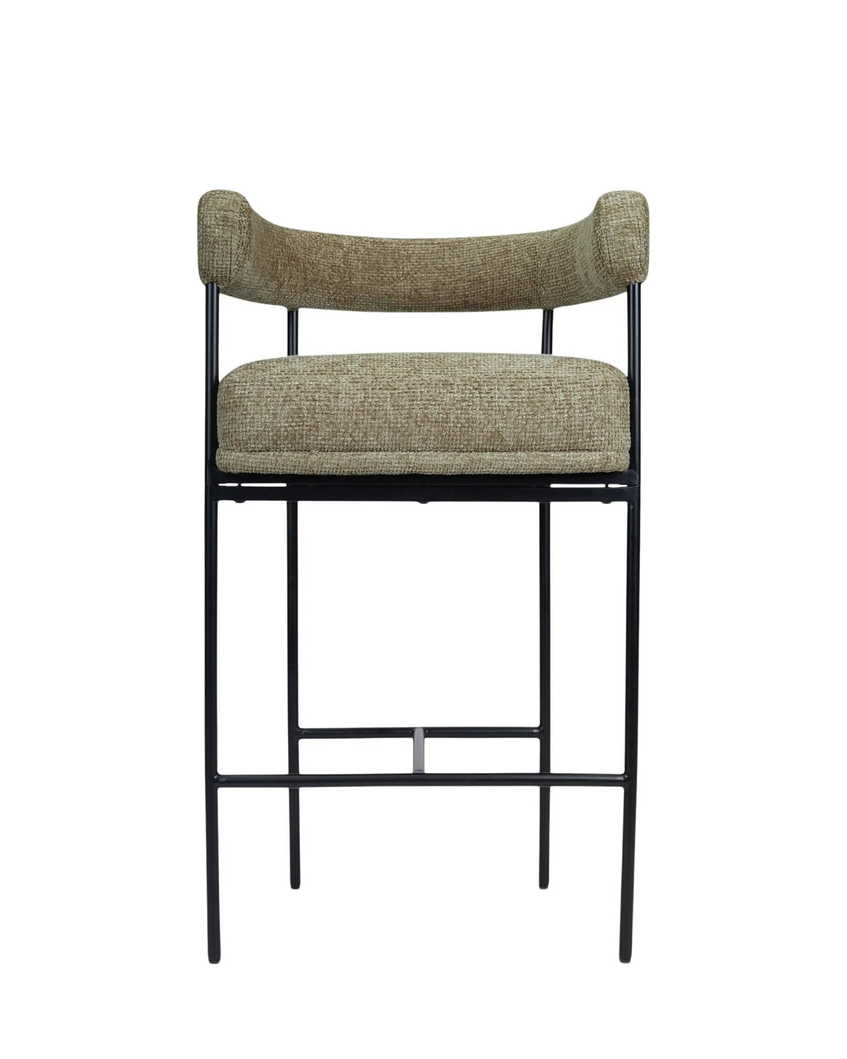 Tabouret de bar Arcade - Tweed taupe