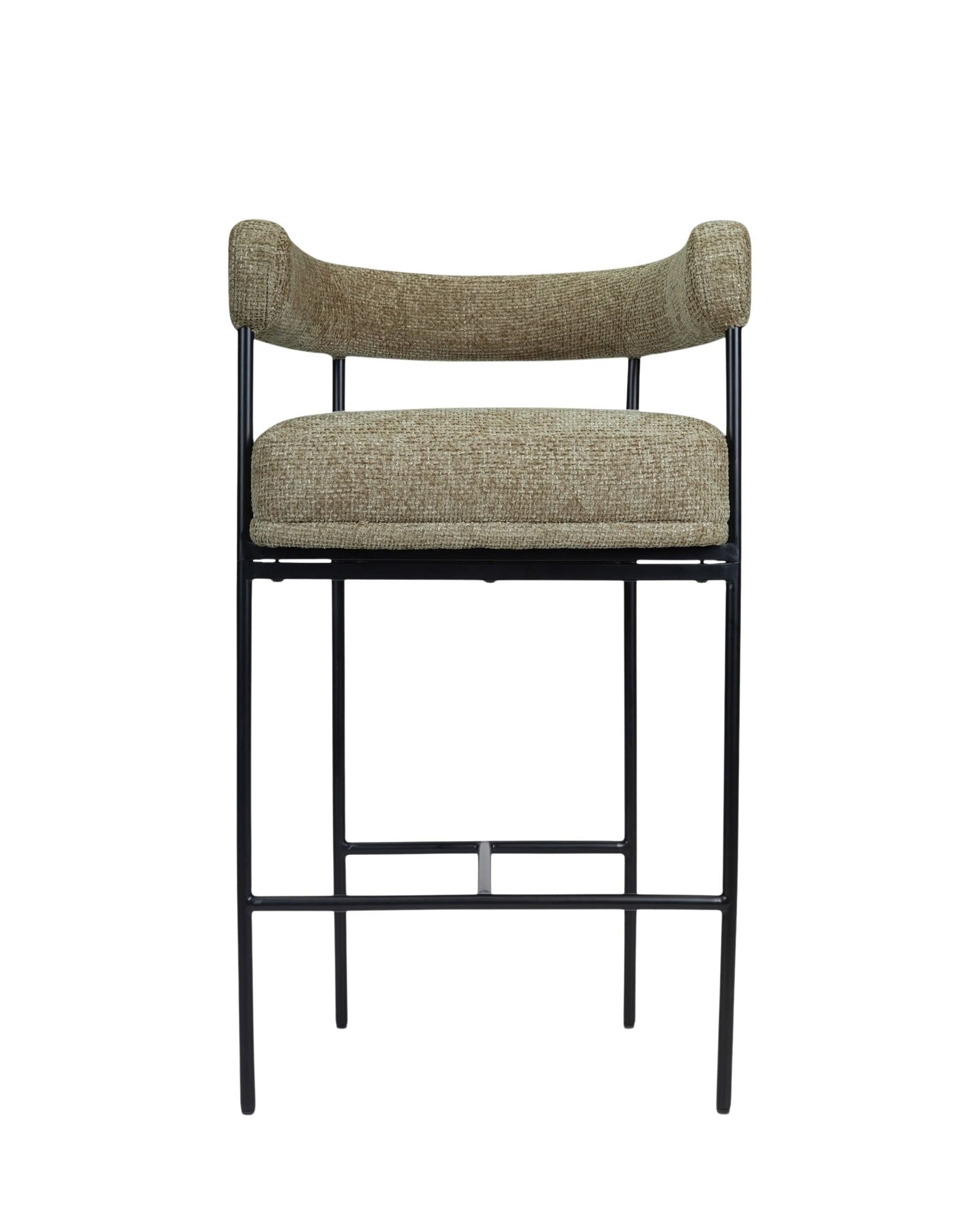 Arcade bar stool - Tweed taupe