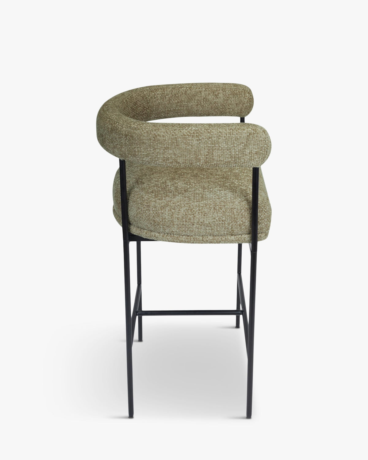 Tabouret de bar Arcade - Tweed taupe
