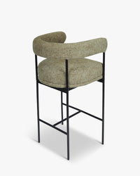 Tabouret de bar Arcade - Tweed taupe