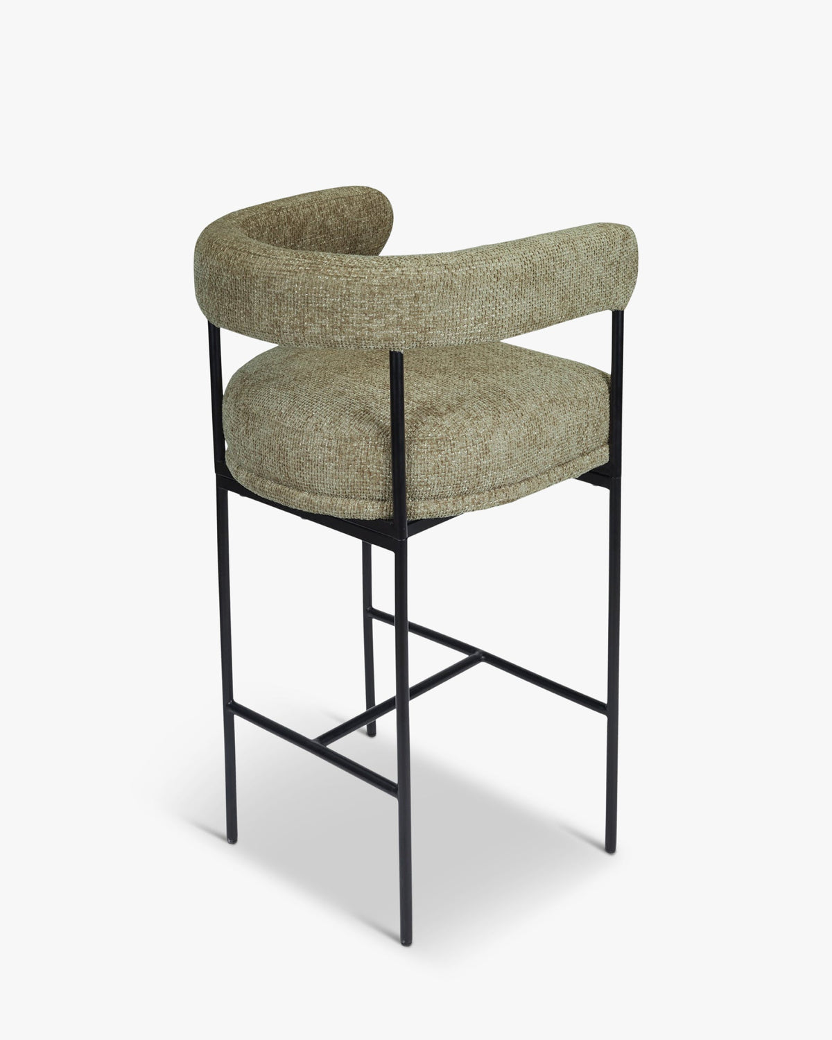 Tabouret de bar Arcade - Tweed taupe