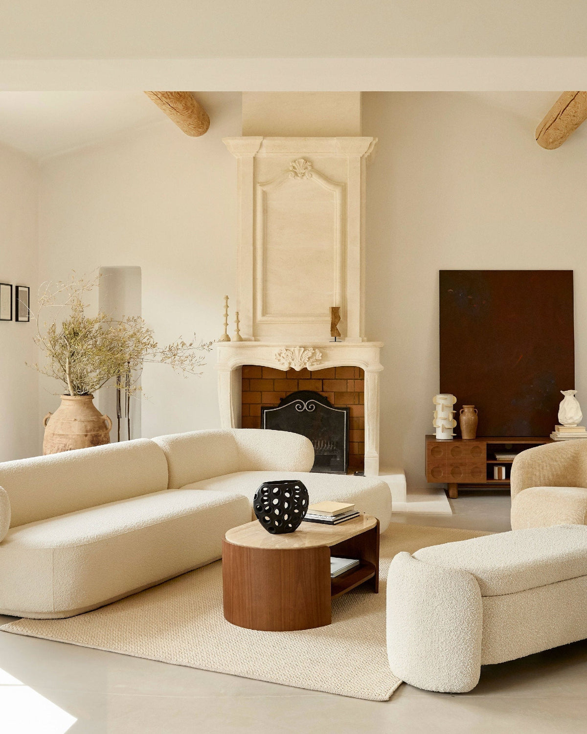 Meuble TV Cooper en bois - Noyer