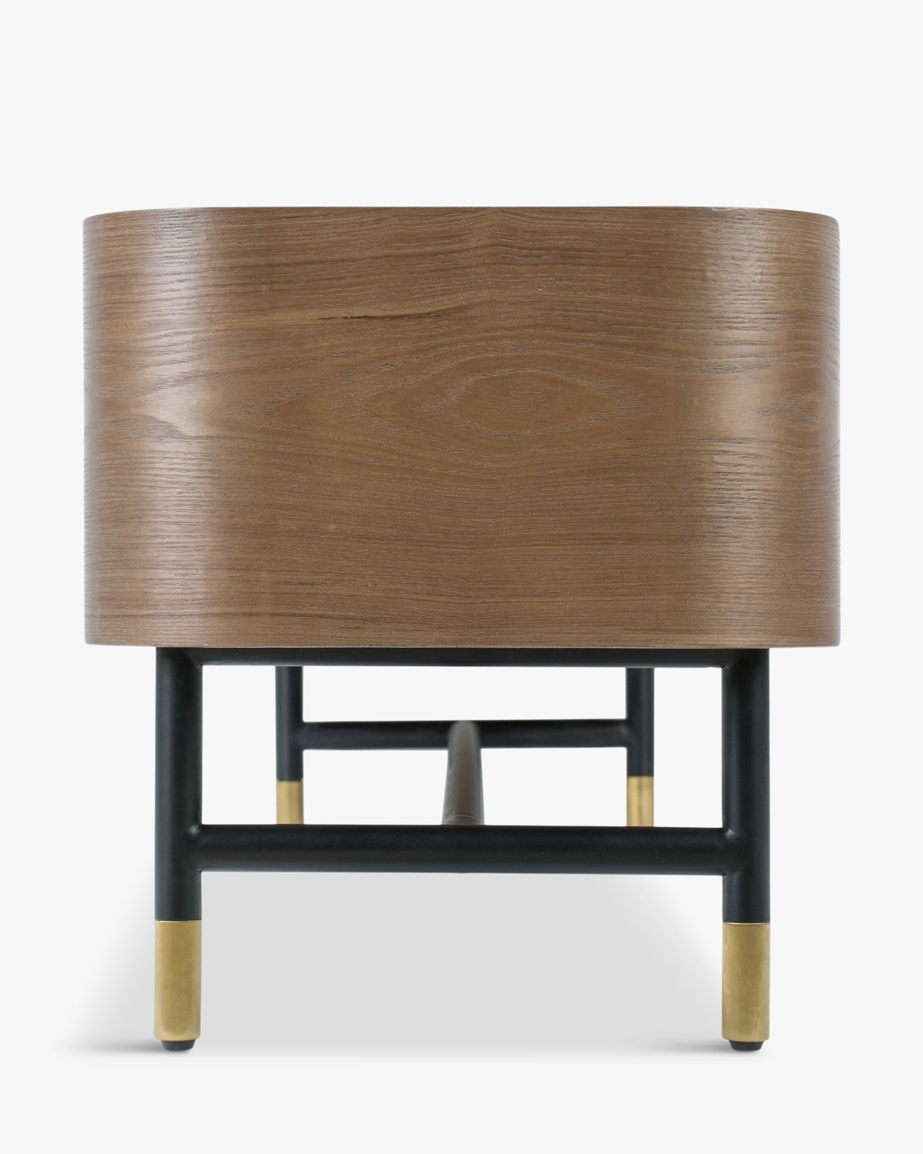 Jeffrey wooden TV stand - Walnut wood