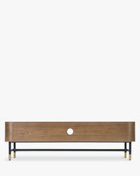 Jeffrey wooden TV stand - Walnut wood