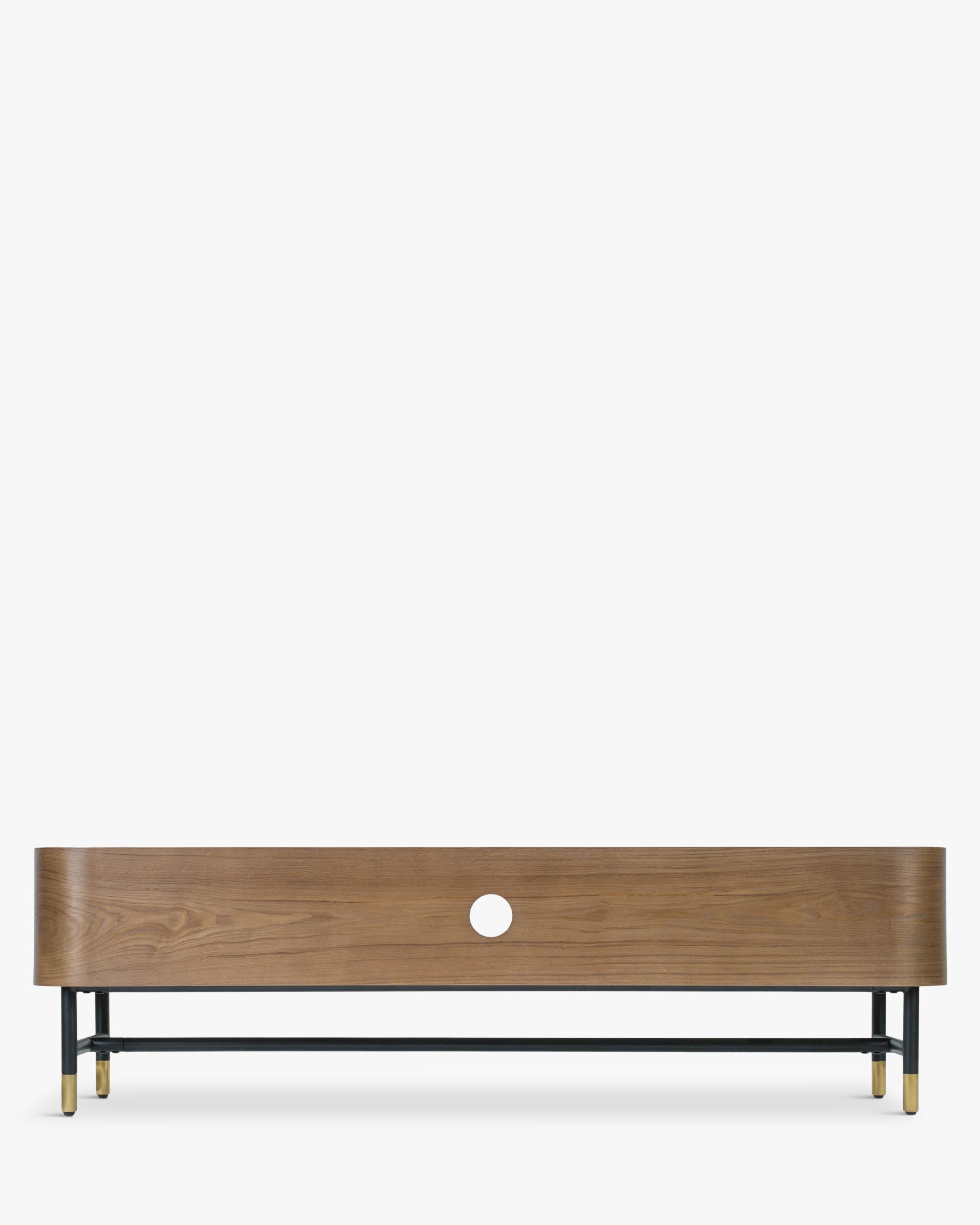 Jeffrey wooden TV stand - Walnut wood