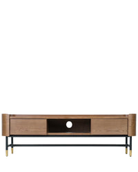 Jeffrey wooden TV stand - Walnut wood