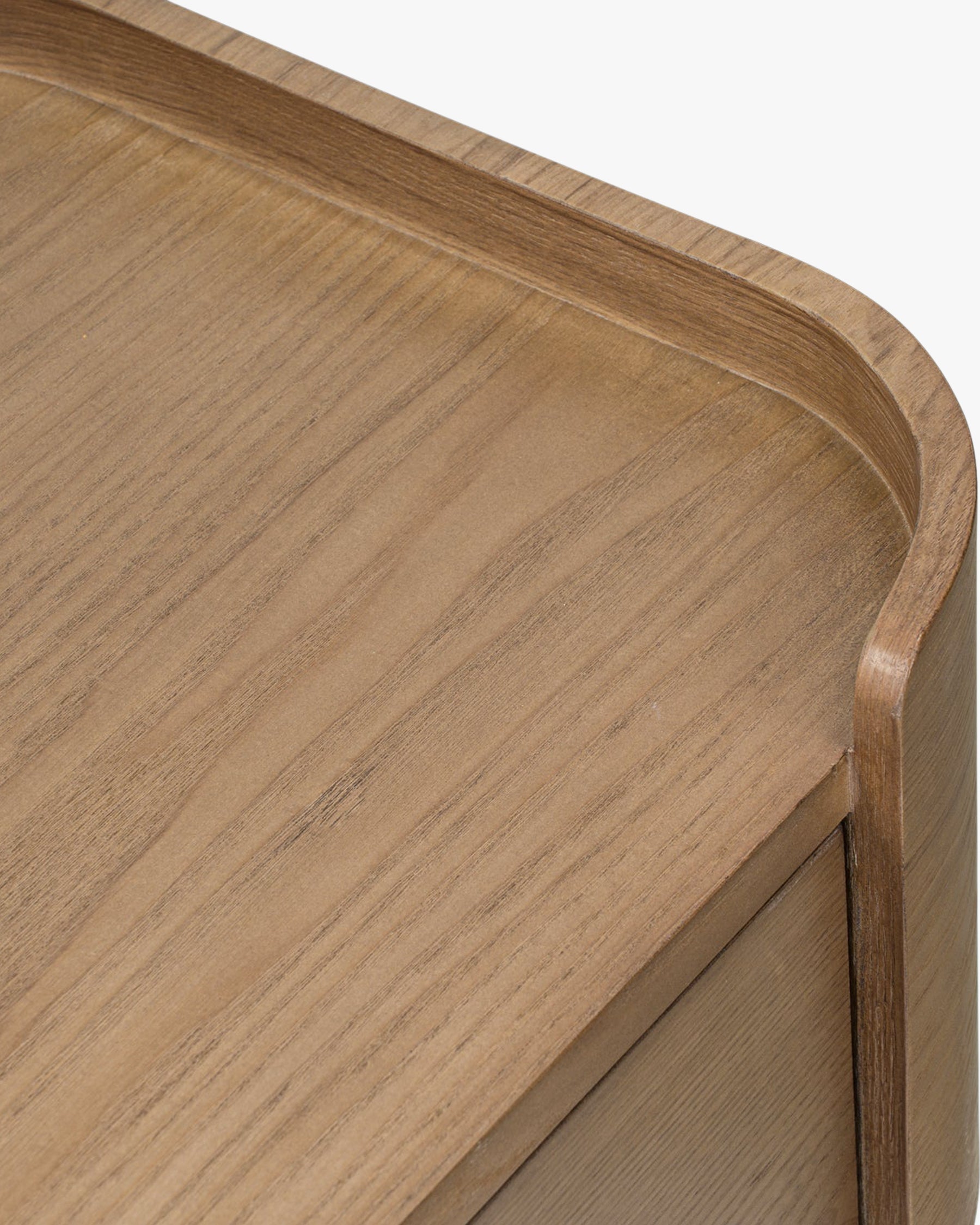 Jeffrey wooden TV stand - Walnut wood