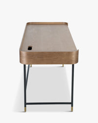 Bureau Jeffrey en bois - Bois noyer