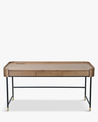 Bureau Jeffrey en bois - Bois noyer
