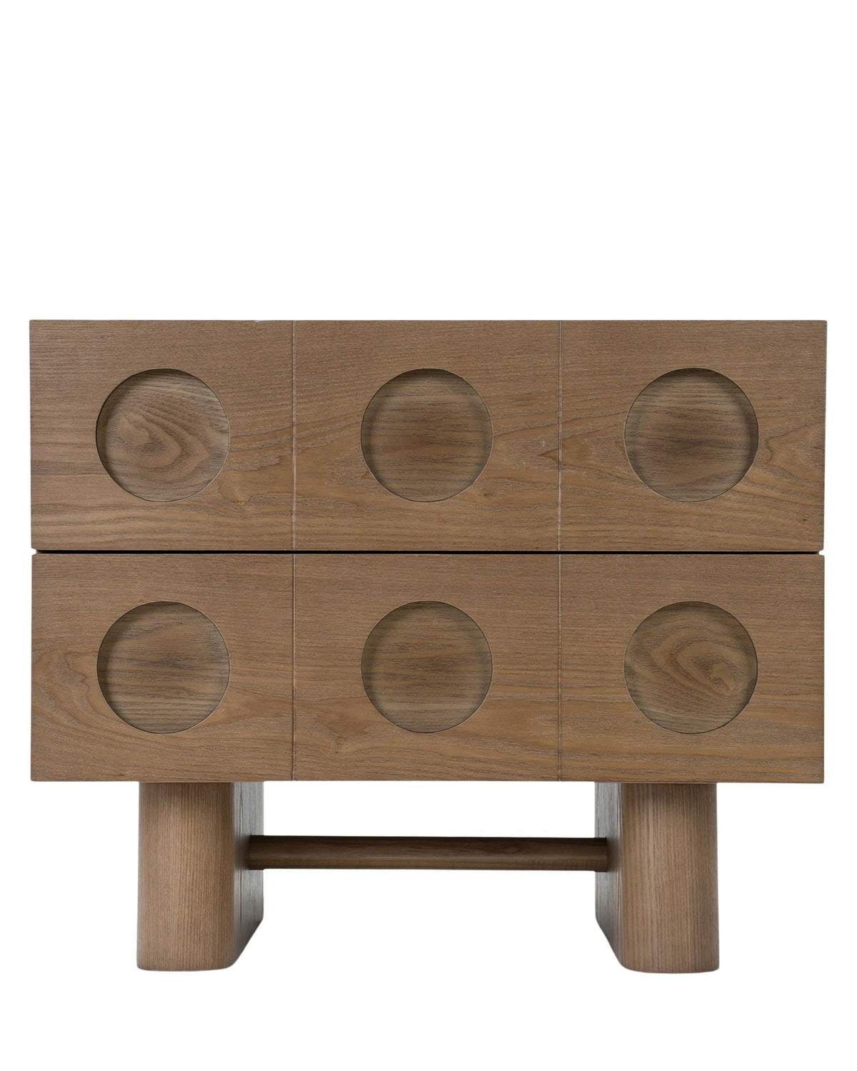 Table de chevet Cooper en bois - Bois noyer