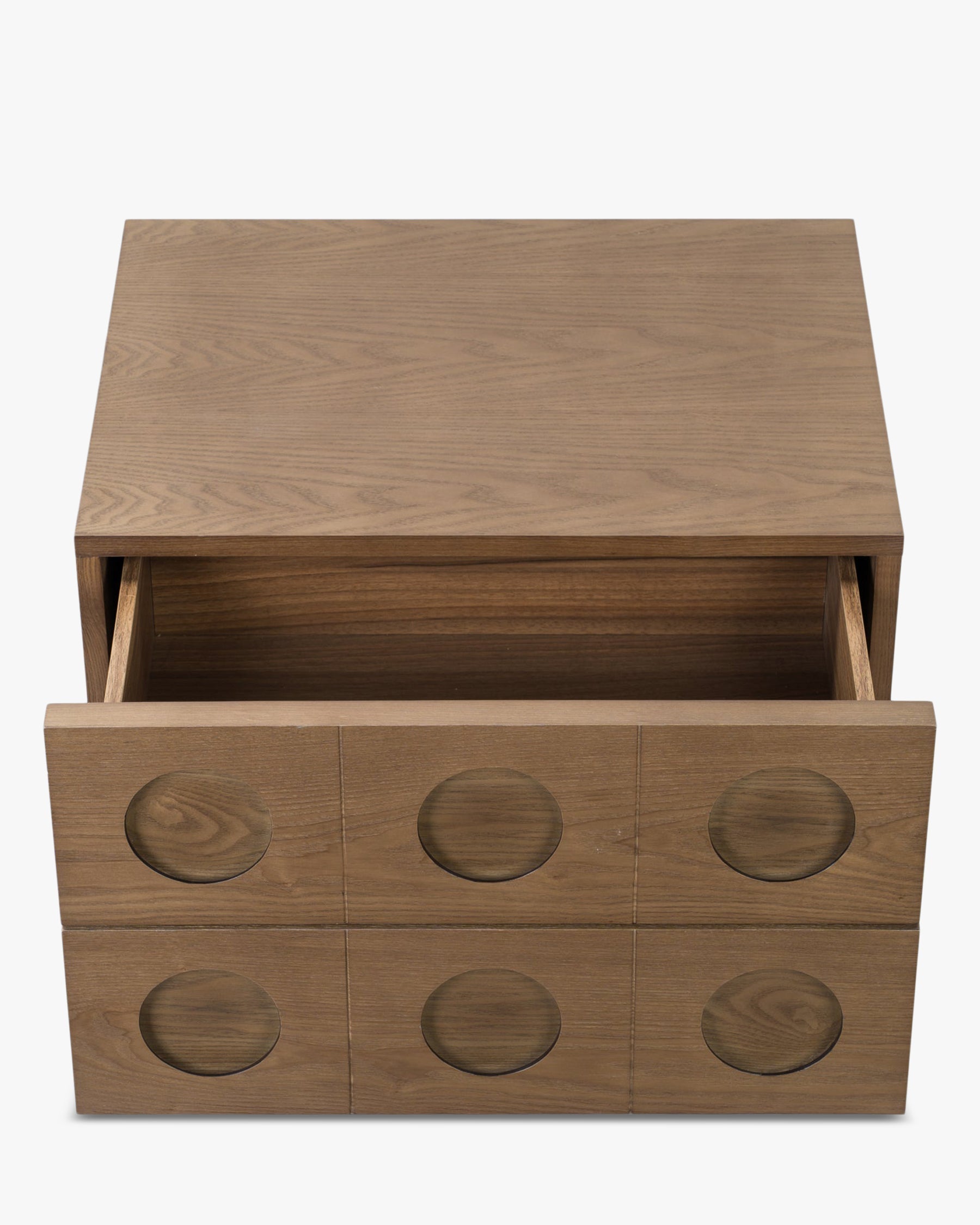 Table de chevet Cooper en bois - Bois noyer