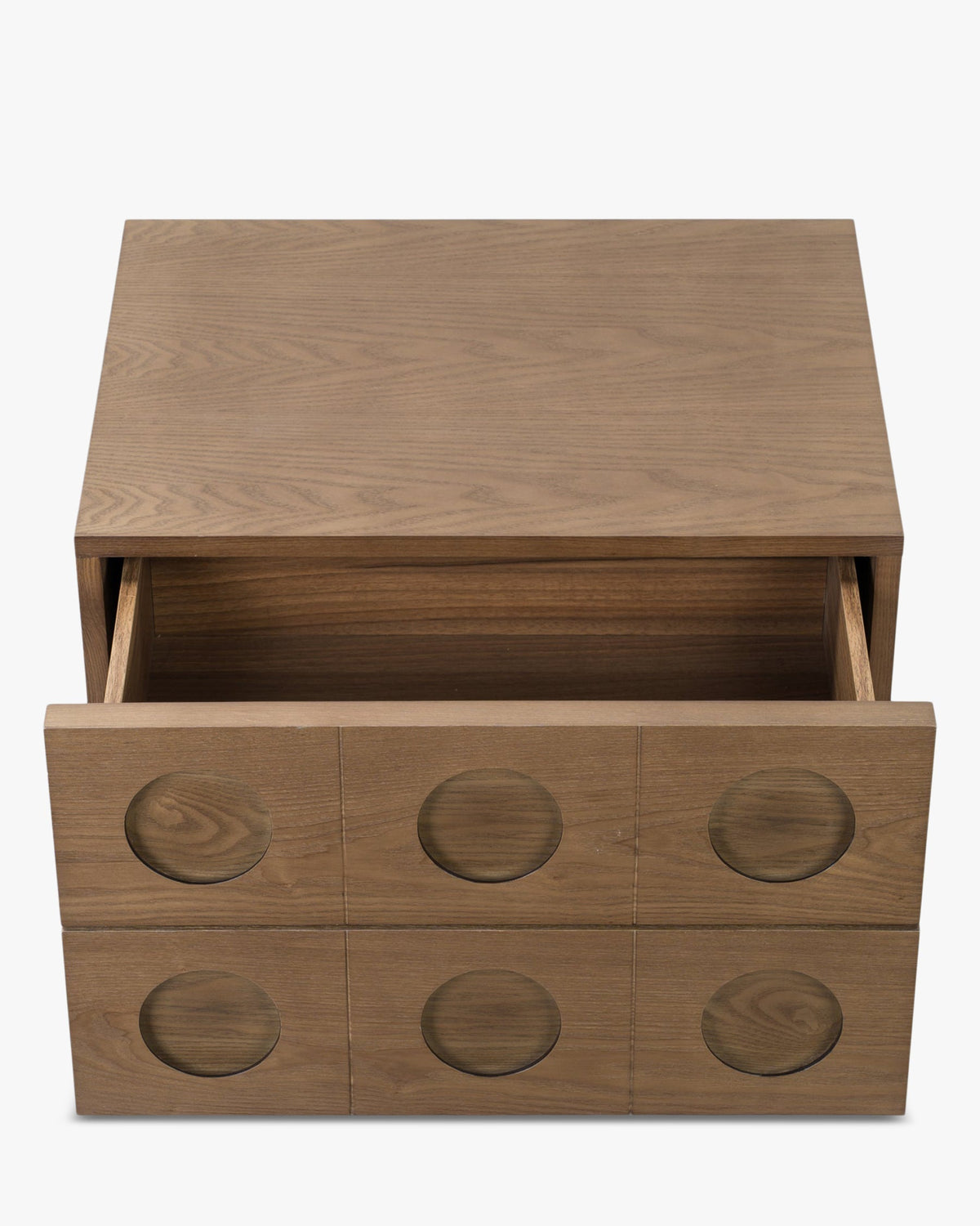 Table de chevet Cooper en bois - Bois noyer