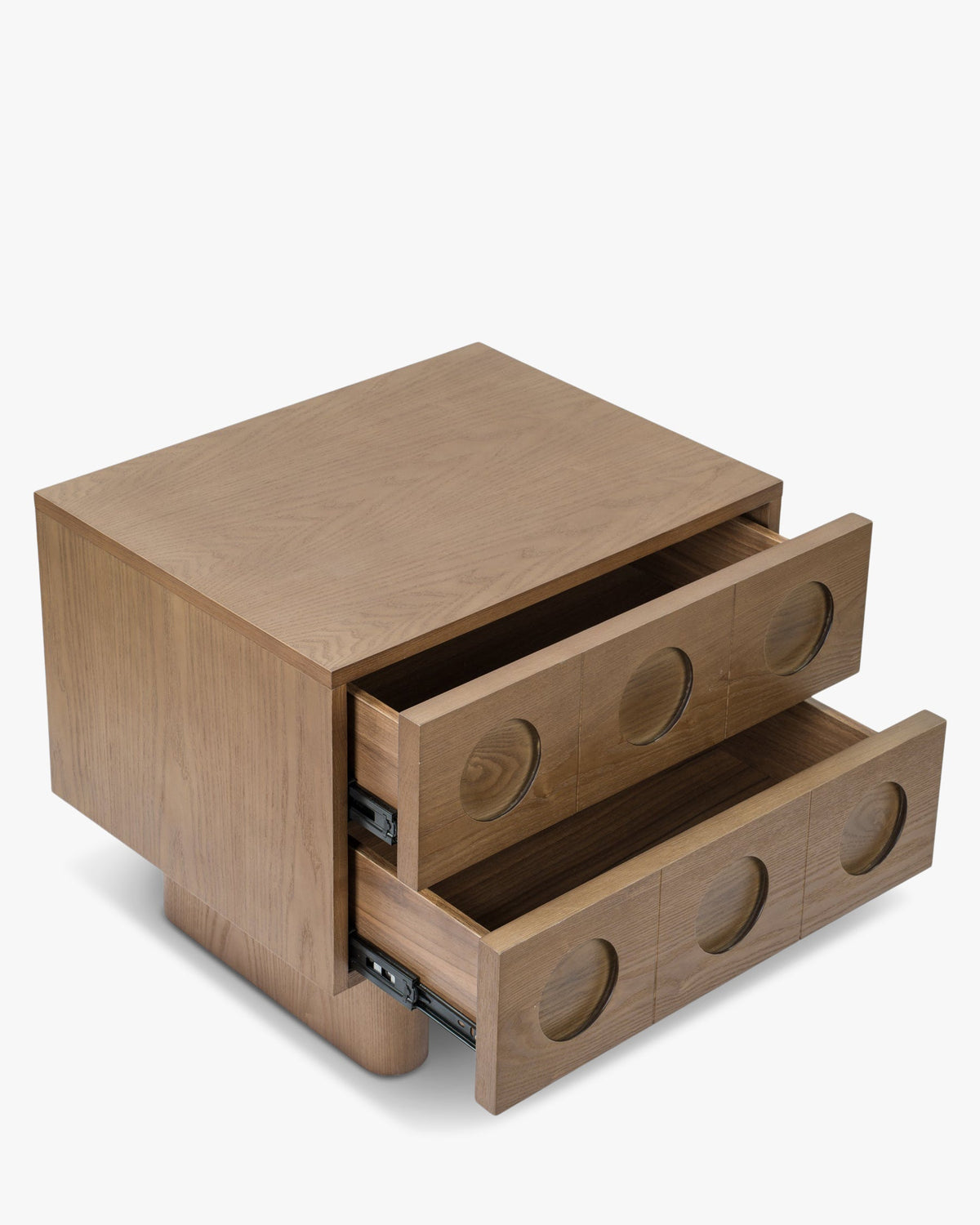 Table de chevet Cooper en bois - Bois noyer